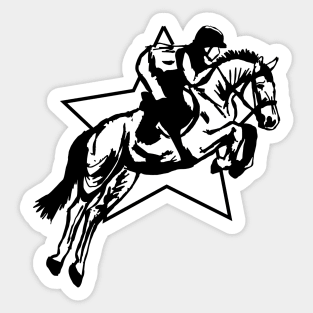 Showjumping Star Sticker